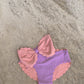 Seashell Reversible Mid Waist Bikini Bottoms