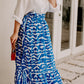 Clam Shell Wrap Skirt Dress