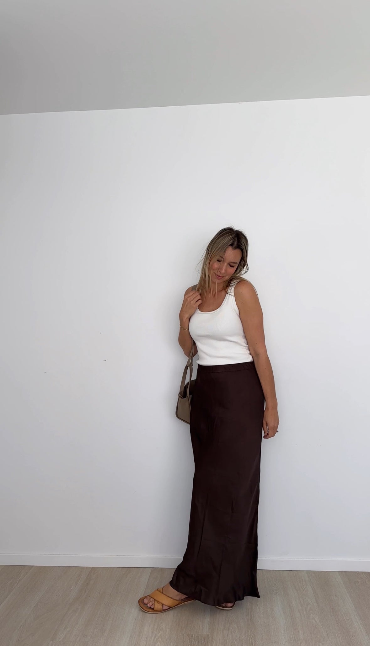 Eco Silk Skirt Cacao