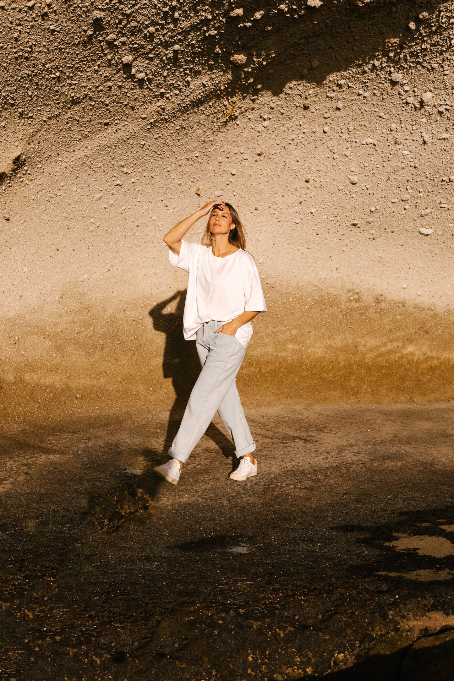 Organic Boyfriend Tee White