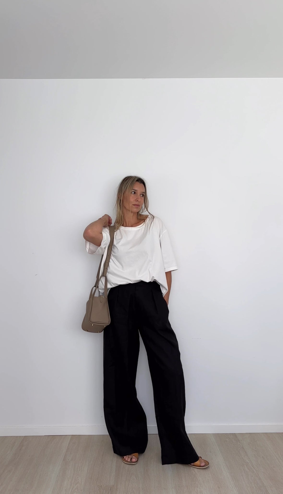 Taylor Linen Pants Black