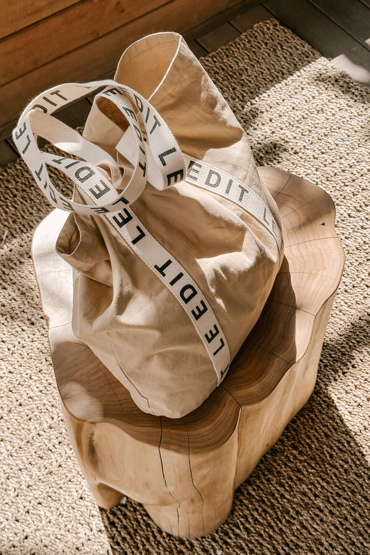 Logo Bag Beige