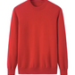 Boyfriend Pure Cashmere Crew Dangerous Red