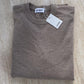 Mens Cashmere Crew Oatmeal