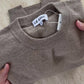 Boyfriend Pure Cashmere Crew Neck Jumper Oatmeal